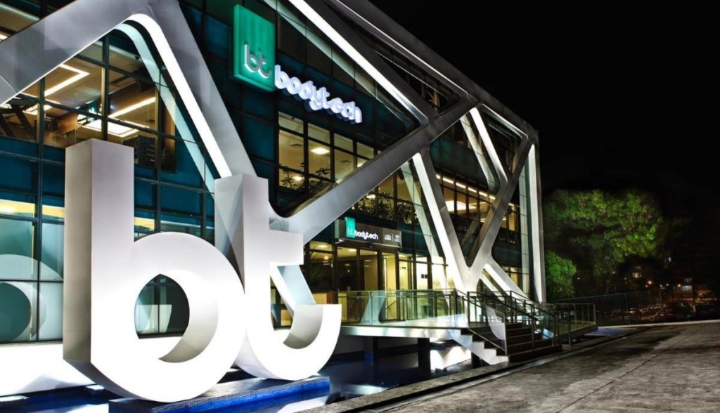 fachada de uma academia Bodytech