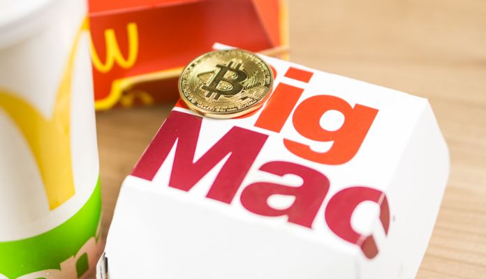 Imagem da matéria: Taxas do Bitcoin seguem em alta e enviar BTC já custa o mesmo que um Big Mac no Brasil