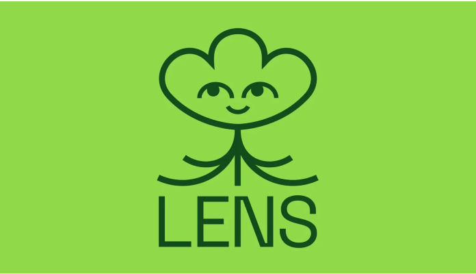 Logotipo da lens protocol da Aave