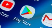 logo do google play store em celular android