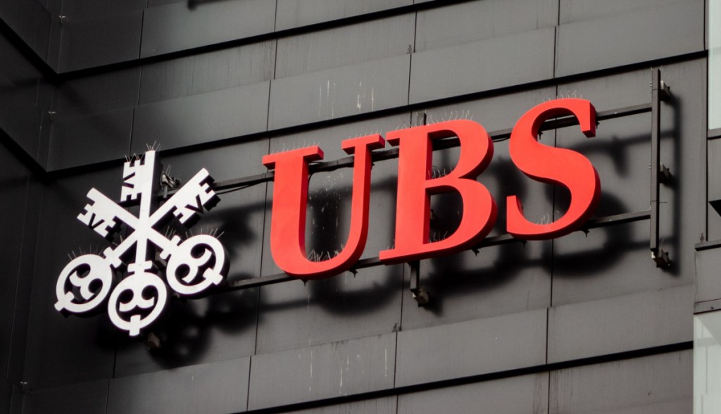 Fachada do banco UBS
