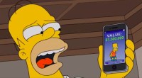 Homer Simpson se assusta ao ver NFT do filho Bart