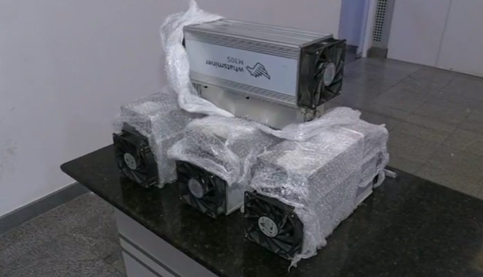 Máquinas de mineração de Bitcoin Micro BT modelo Whatsminer S30