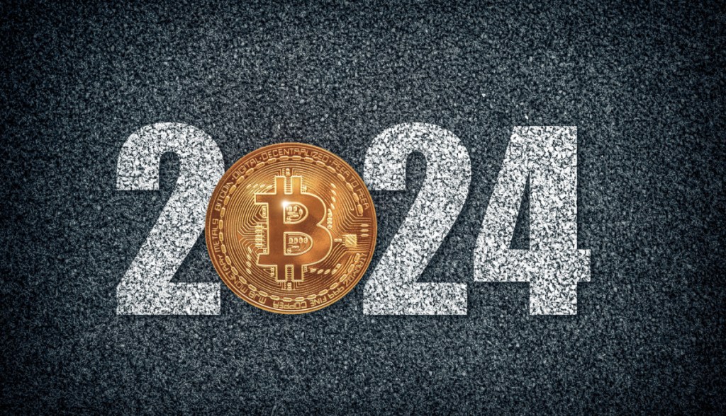 Moeda de Bitcoin substitui o zero de 2024