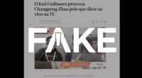 Imagem da matéria: Itaú desmente fake news de que estaria processando o criador da Binance