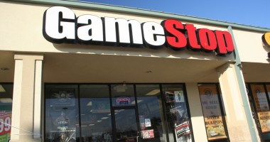 Fachada da GameStop em Tyler no Texas