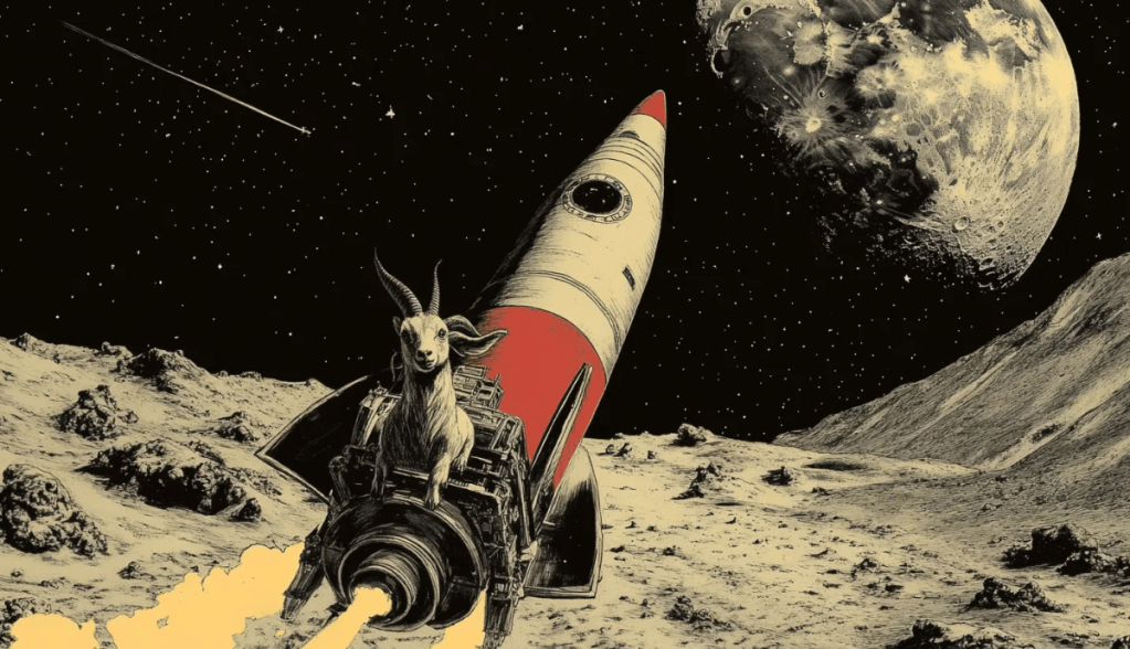 Imagem da matéria: Memecoin GOAT sobe 70% na semana e entra no Top 100 após listagem na Binance