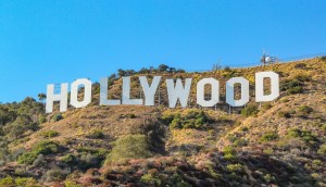 Imagem da matéria: Homem viraliza ao escalar letreiro de Hollywood para promover memecoin