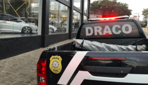viatura da draco PCRS, em operação criptomoedas TIMEO