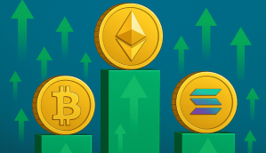 podium de 3 com etherum ao centro