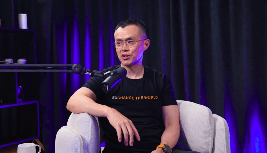 ex binance changpeng cz zhao durante entrevista para rug radio