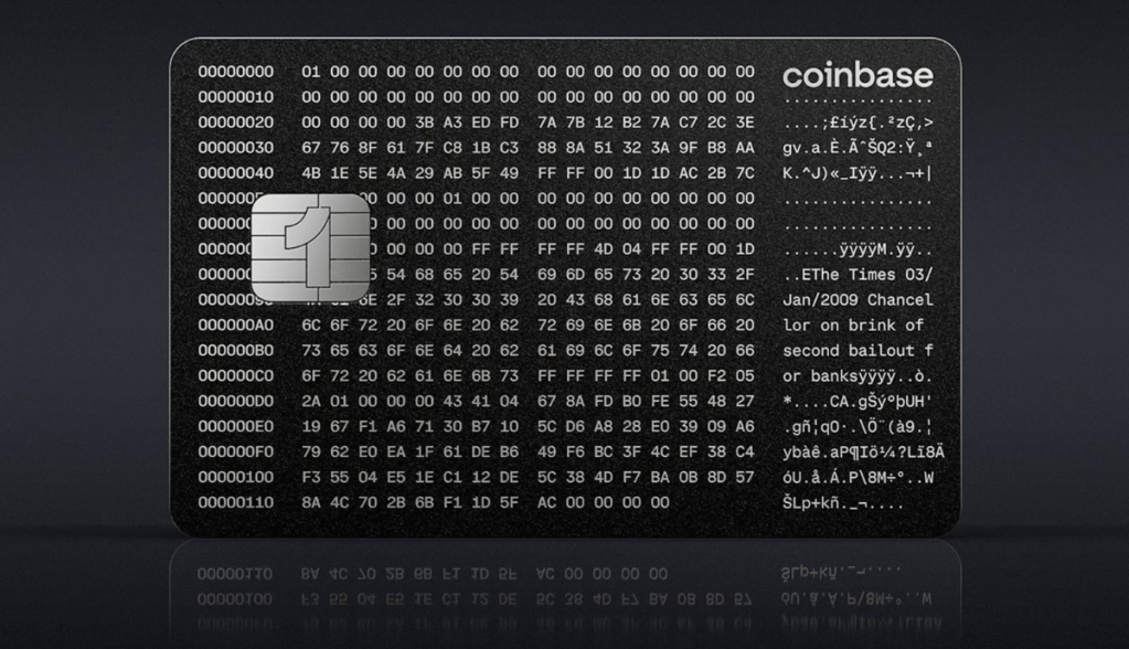 Imagem da matéria: Coinbase lança cartão de crédito com cashback de até 4% em Bitcoin