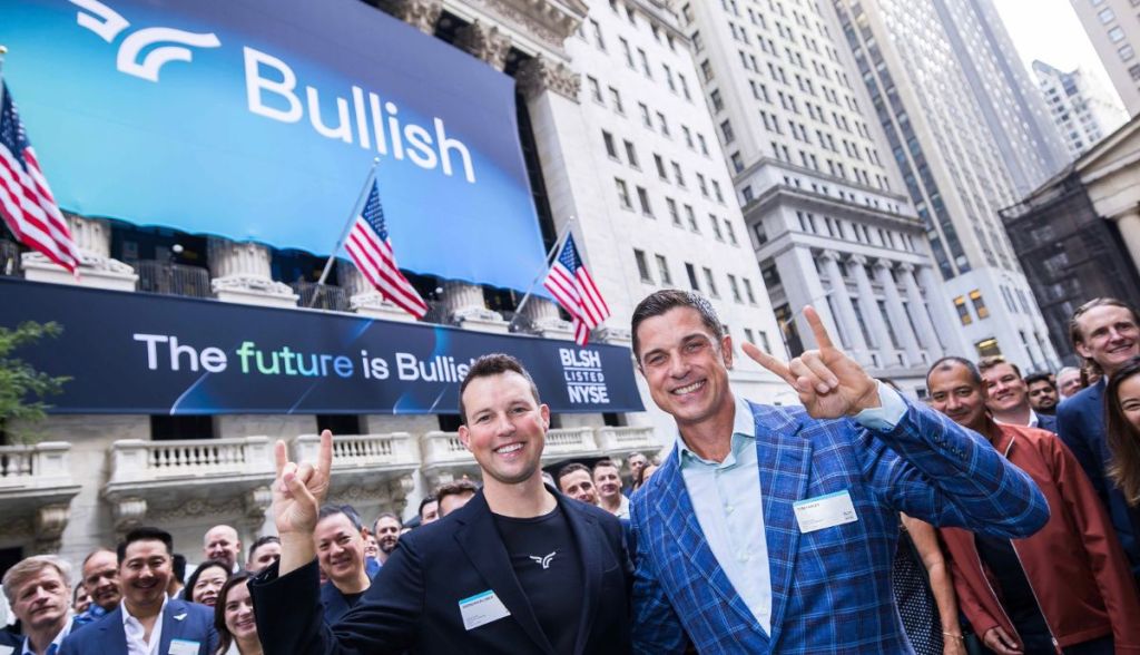 Imagem da matéria: Ações da Bullish triplicam de valor no mais recente IPO ligado a criptomoedas