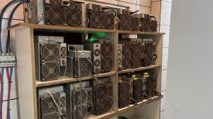 Equipamento de mineração de Bitcoin apreendido