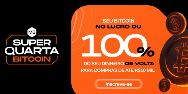 Super Quarta do MB vai reembolsar clientes que tiverem prejuízo com Bitcoin em outubro