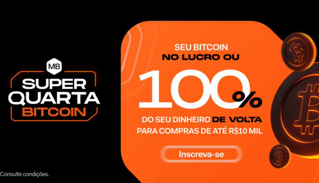 Super Quarta do MB vai reembolsar clientes que tiverem prejuízo com Bitcoin em outubro